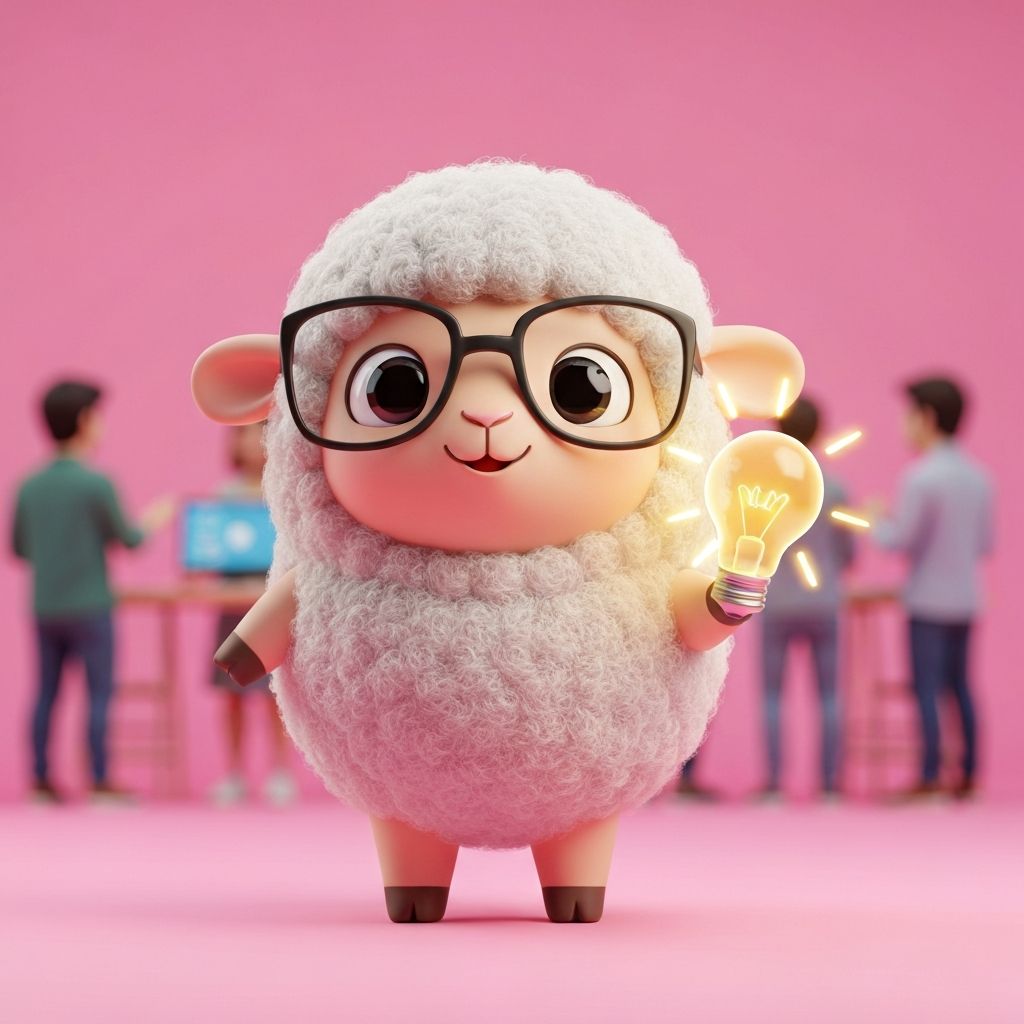 Sheep mascot